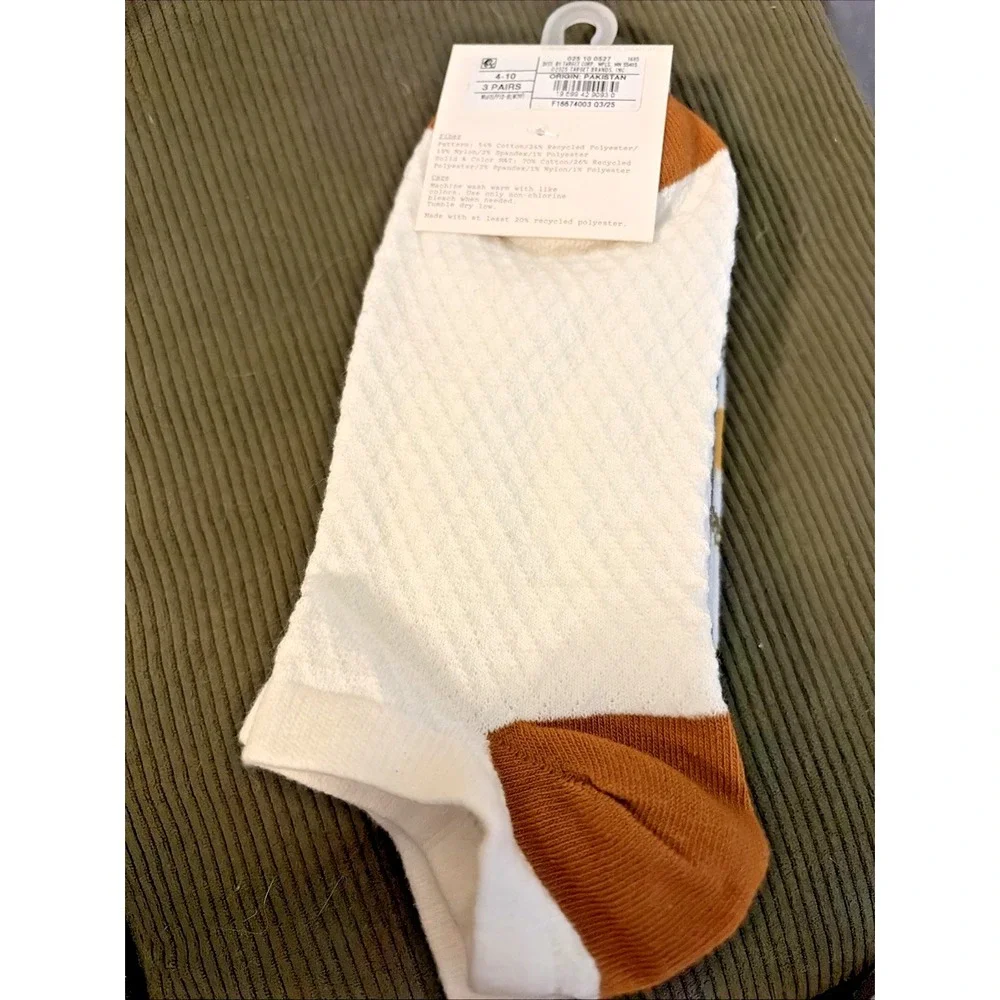 A New Day Low Cut Cotton Blend Socks - 3 Pair